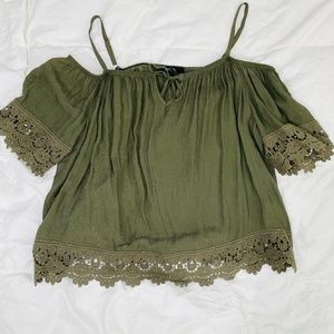 Olive Green Womens Shirt